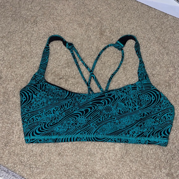 lululemon athletica Other - Teal and black lulu lemon bra